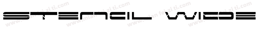 Stencil Wide Stenci字体转换